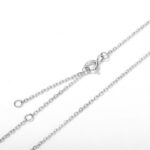 Hot sale chain clavicle chain adjustable length S925 sterling silver necklace real gold electroplated pendant accessories factory direct sales - Image 5