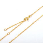 Hot sale chain clavicle chain adjustable length S925 sterling silver necklace real gold electroplated pendant accessories factory direct sales - Image 4