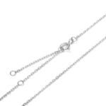 Hot sale chain clavicle chain adjustable length S925 sterling silver necklace real gold electroplated pendant accessories factory direct sales