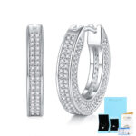 Cross-border S925 silver new earrings moissanite new earrings temu Amazon hot selling ear jewelry wholesale - Image 7