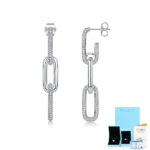 S925 silver earrings moissanite new earring temu cross-border hot selling ear jewelry spot factory wholesale - Image 7