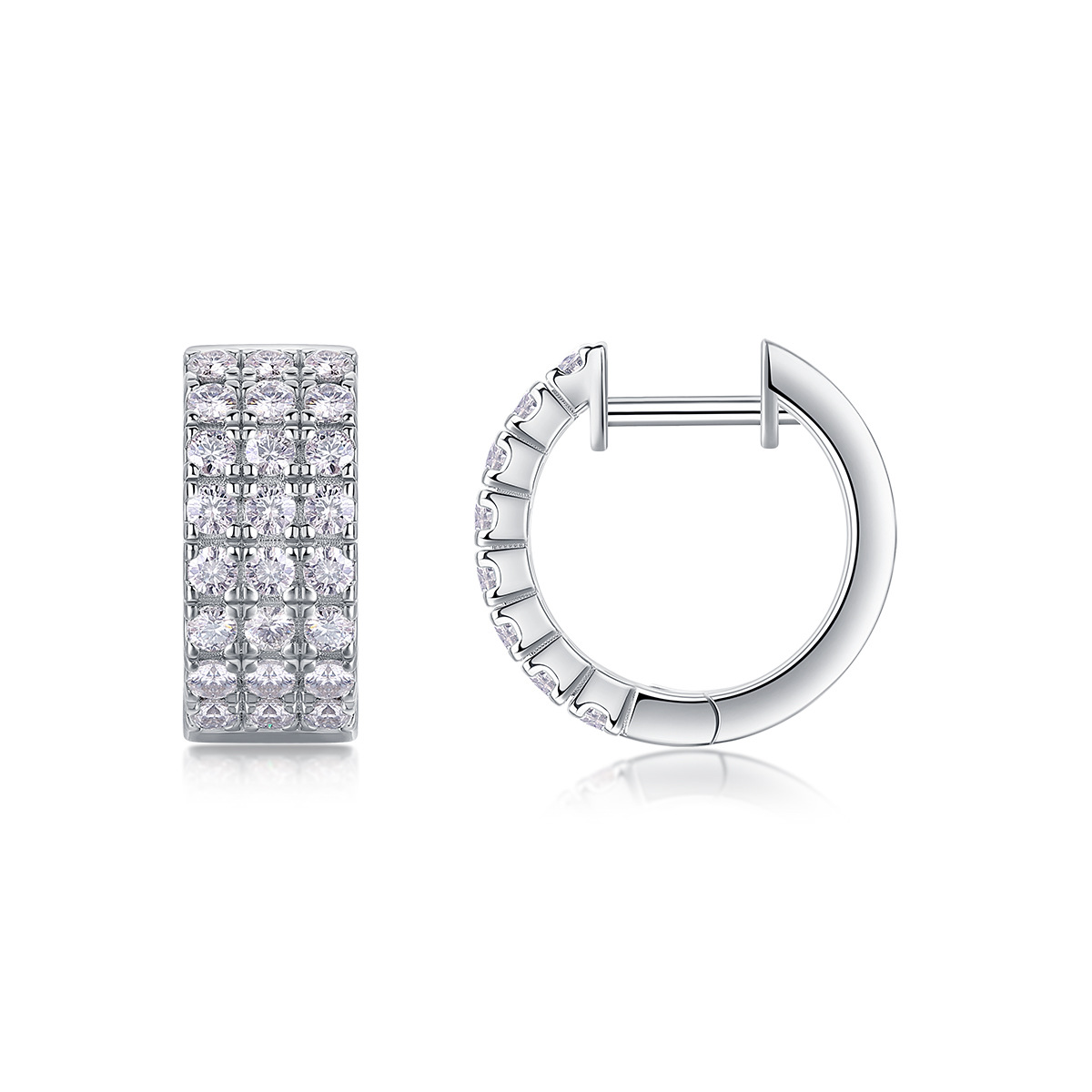 O1CN01P5eXRO2AkQwktRrIN_1110428241-0-cib S925 silver earrings moissanite new earring live earrings cross-border hot selling ear jewelry in stock wholesale - Image 1