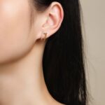 S925 silver earrings moissanite new earrings live cross-border best selling ins wind ear ring ear jewelry in stock wholesale - Image 2