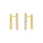 S925 silver earrings moissanite new earrings live cross-border best selling ins wind ear ring ear jewelry in stock wholesale