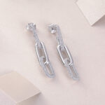 S925 silver earrings moissanite new earring temu cross-border hot selling ear jewelry spot factory wholesale - Image 2