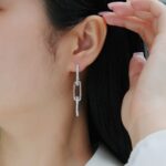 S925 silver earrings moissanite new earring temu cross-border hot selling ear jewelry spot factory wholesale - Image 4