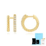 S925 silver earrings moissanite new earrings live cross-border best selling ins wind ear ring ear jewelry in stock wholesale - Image 6