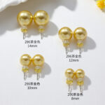 2024 Upgraded 925 Silver Korea Shijia Strong Crystal Pearl Earrings Simple Fashion Geometric Earrings Wholesale - Image 17