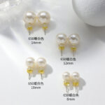 2024 Upgraded 925 Silver Korea Shijia Strong Crystal Pearl Earrings Simple Fashion Geometric Earrings Wholesale - Image 12