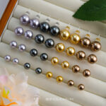 2024 Upgraded 925 Silver Korea Shijia Strong Crystal Pearl Earrings Simple Fashion Geometric Earrings Wholesale - Image 3