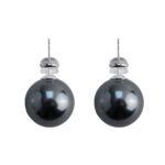 2024 Upgraded 925 Silver Korea Shijia Strong Crystal Pearl Earrings Simple Fashion Geometric Earrings Wholesale - Image 6