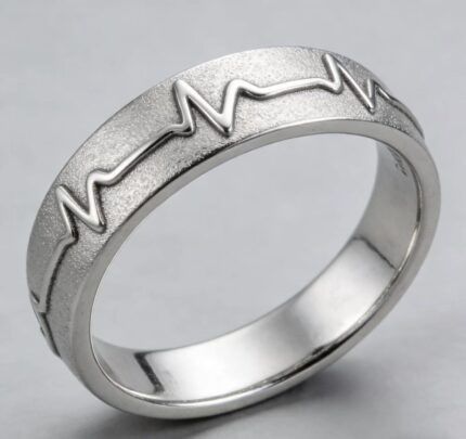 Heartbeat Wave Bangle (Echoes of love)